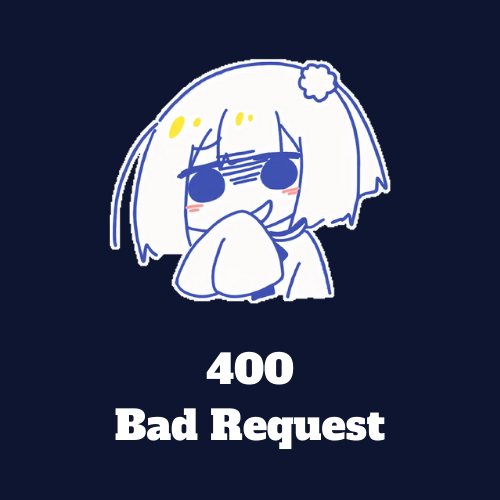 "Request error, error code 400"
